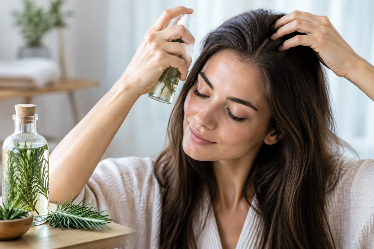Peut-on appliquer un hydrolat de romarin sur le cuir chevelu tous les jours ?